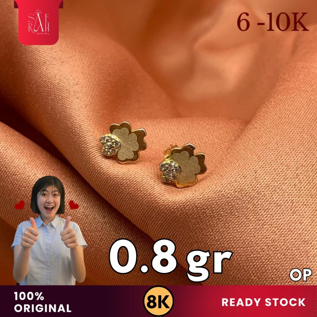 Tindik Emas 8K - Toko Emas Saerah - 0.8 Gram 65
