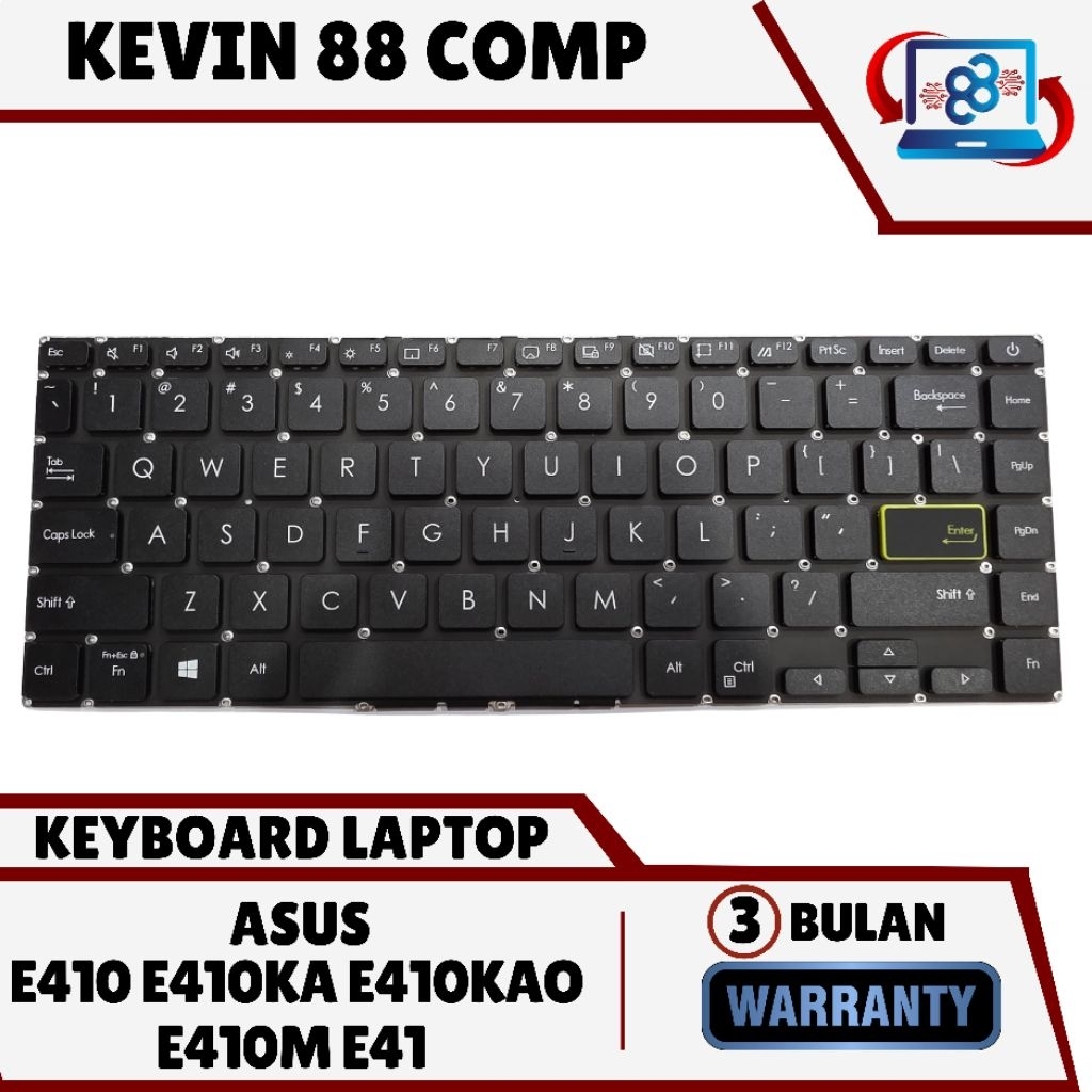 Keyboard Asus Vivobook E410 E410KA E410KAO E410M E410MA E410MA V4050F