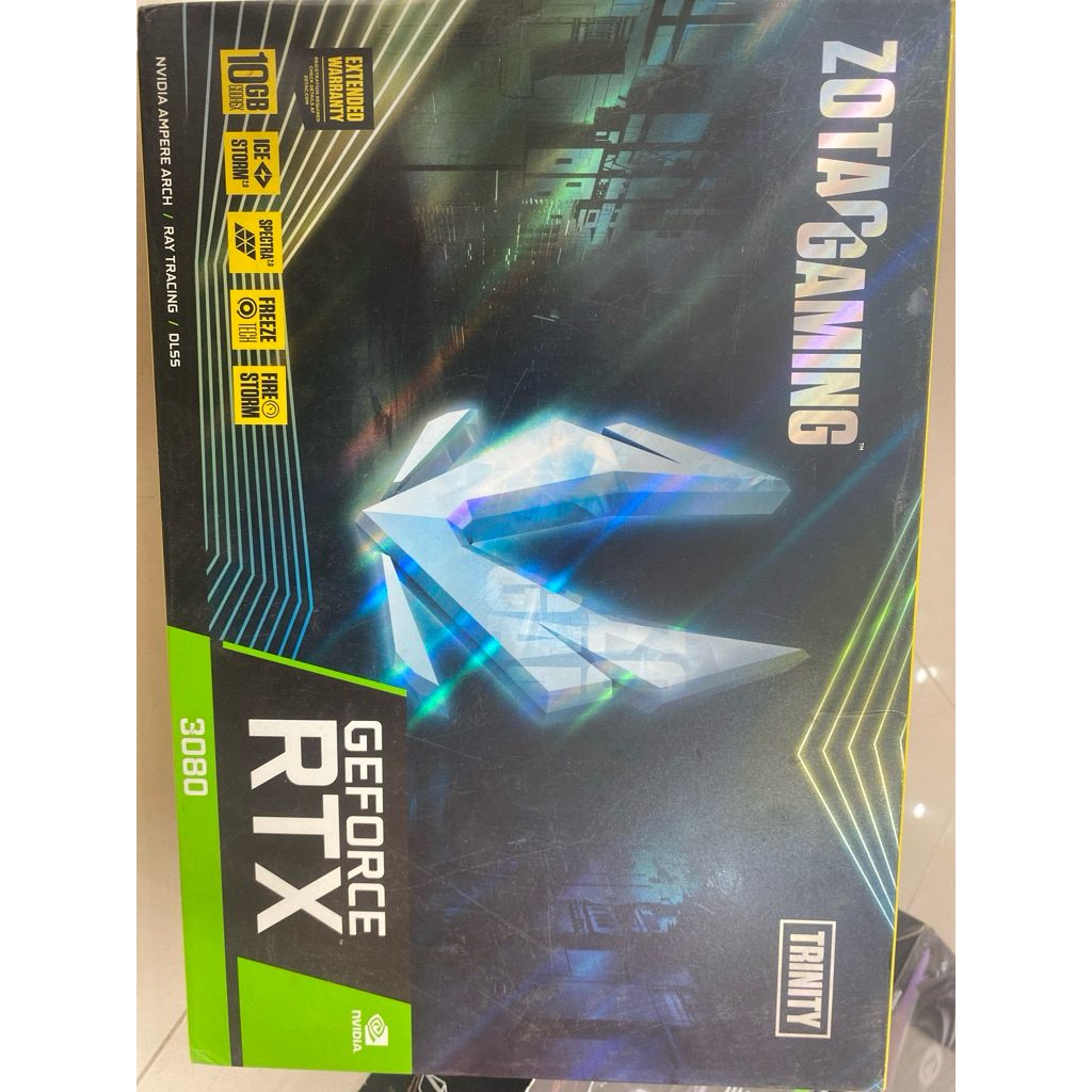 VGA ZOTAC GAMING GEFORCE RTX 3080 TRINITY OC 10GB - ORIGINAL / SECOND / LIKENEW