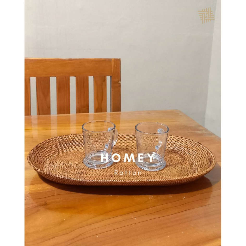 Homey Rattan | AYU TRAY/ NAMPAN | Nampan Rotan|  Kerajinan Rotan | Rotan asli Lombok