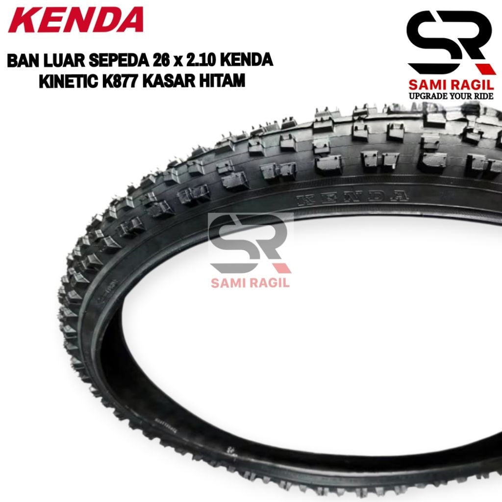 BAN LUAR SEPEDA 26 x 2.10 KENDA KINETICS K877 26x2.10 KINETIC KINETIK MTB FEDERAL GUNUNG OFF ROAD KA