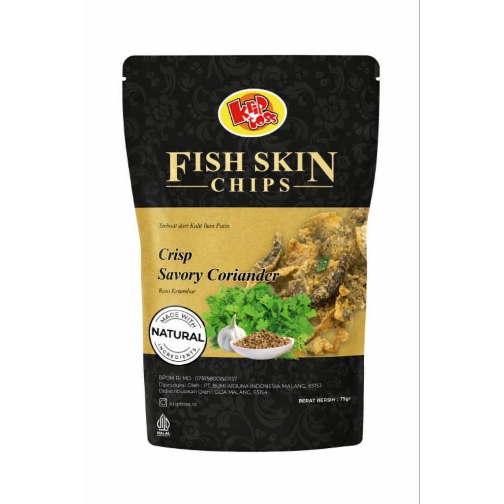 KRIPTOSS Fish Skin Corriender 75gr