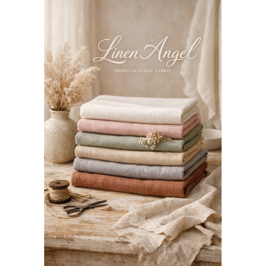 KAIN LINEN ANGEL CREPE FULL COTTON PREMIUM | 100 YARD / ROLL