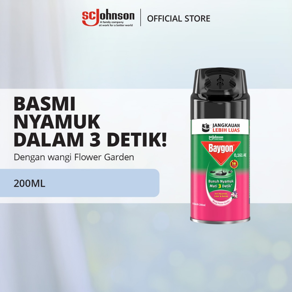 Baygon Aerosol Flower Garden  200ml