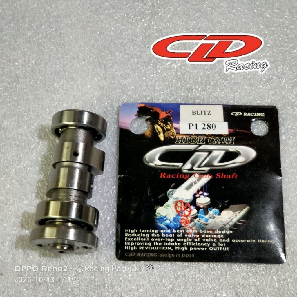 NOKEN AS CAMSHAFT CLD RACING ORIGINAL TYPE KOMPETISI FOR KAWASAKI BLITZ BLITZ R BLITZ JOY BLITZ VR A