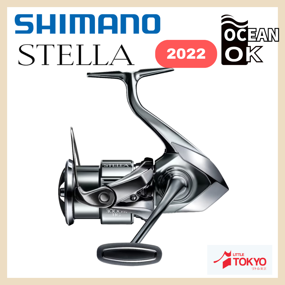 Reel Shimano STELLA (2022) 3000MHG 4000XG C5000XG Spinning Original Japan