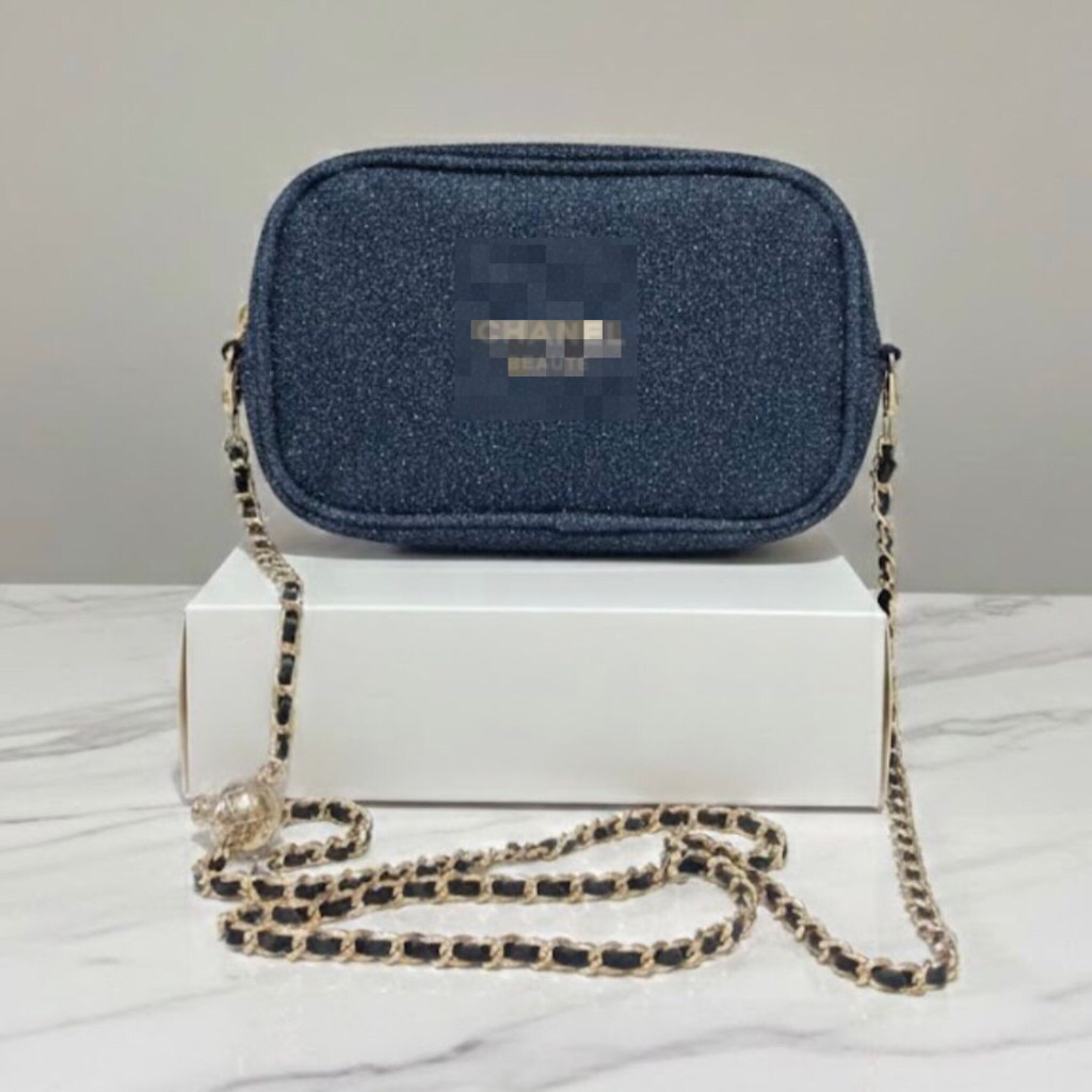 Navy Sling Bag Original VIP Gift Beauty