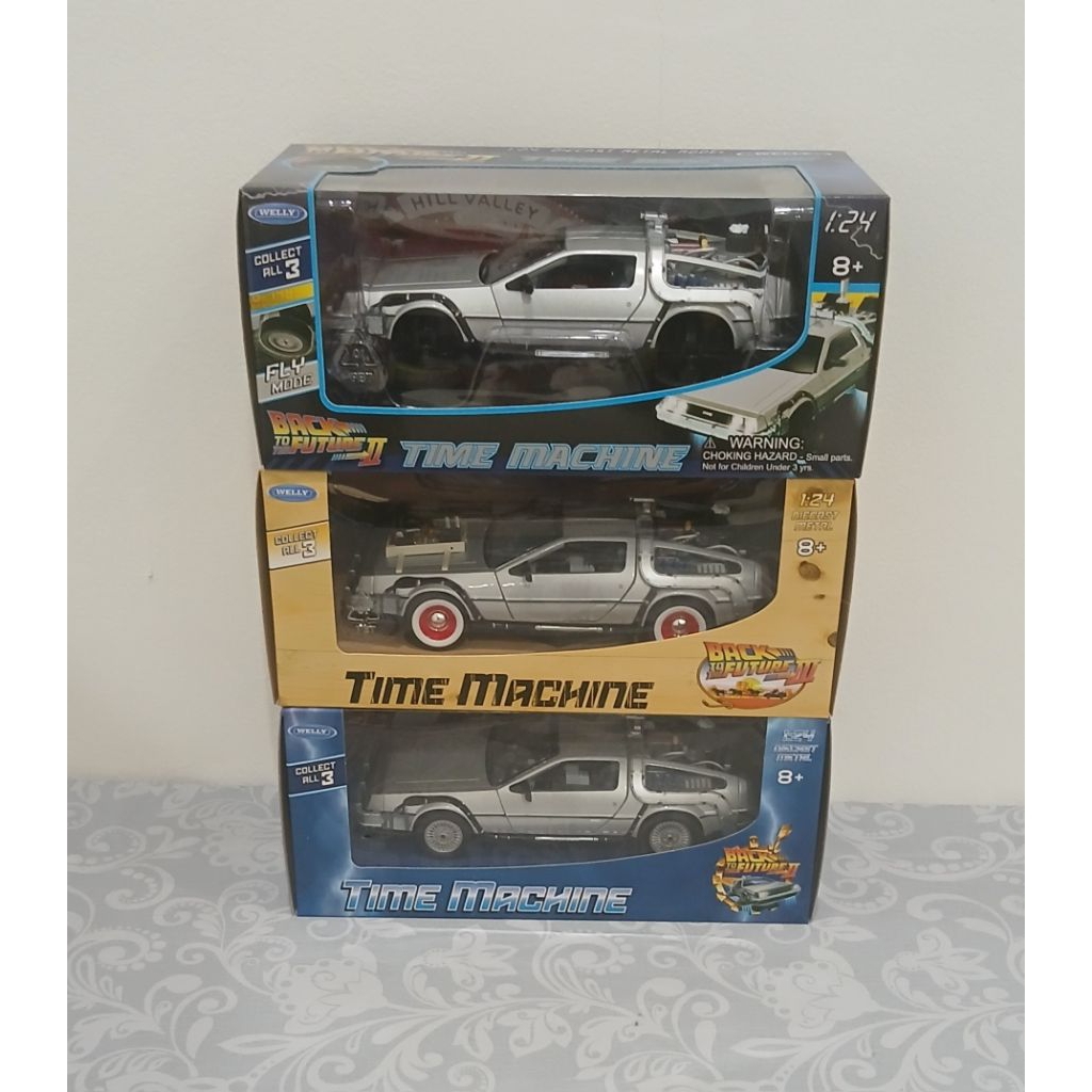Welly 1/24 Delorean Time Machine - Back to the Future