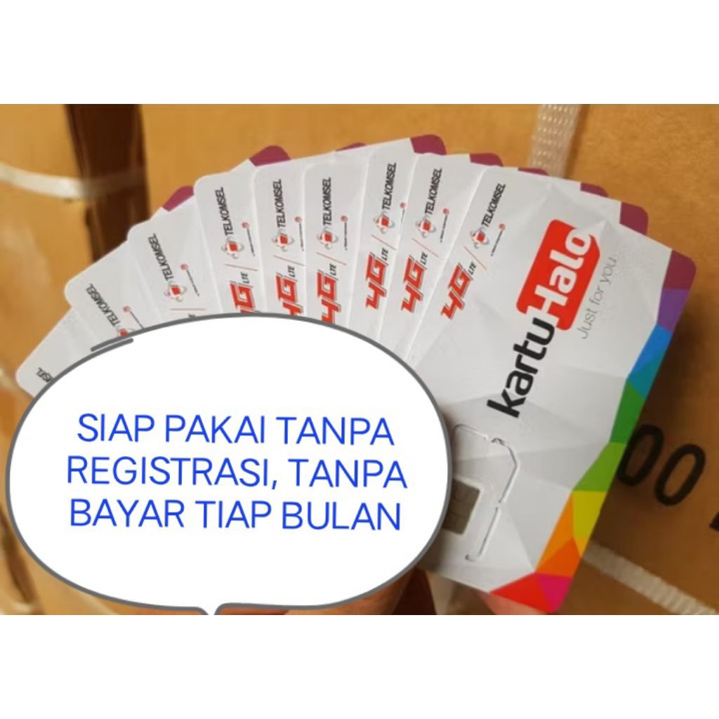 TERMURAH, Simcard Telkomsel Halo siap pakai Khusus GPS, Bergaransi