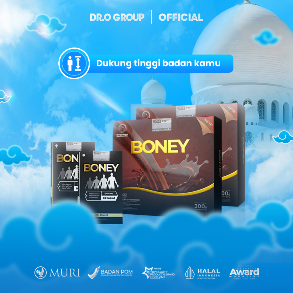 Boney  Susu Boney (2 Susu + 2 Boney)  Peninggi Badan Untuk Anak  Dewasa Suplemen Tinggi Badan