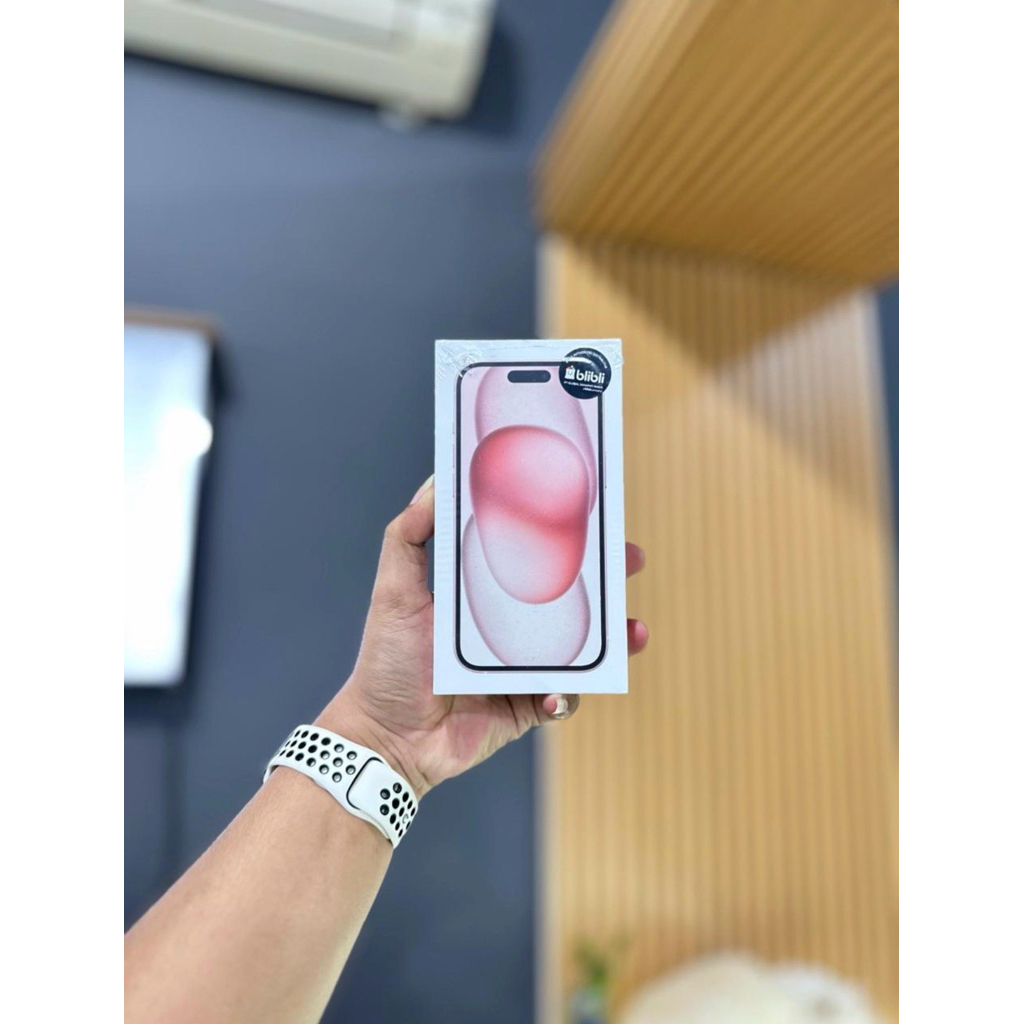 iphone 15 128 new garansi resmi blibli