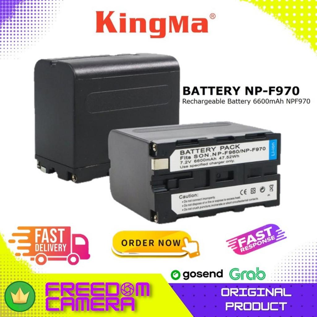 KINGMA Baterai NP-F970 SONY BATTERY 6600MAH - Baterai Original