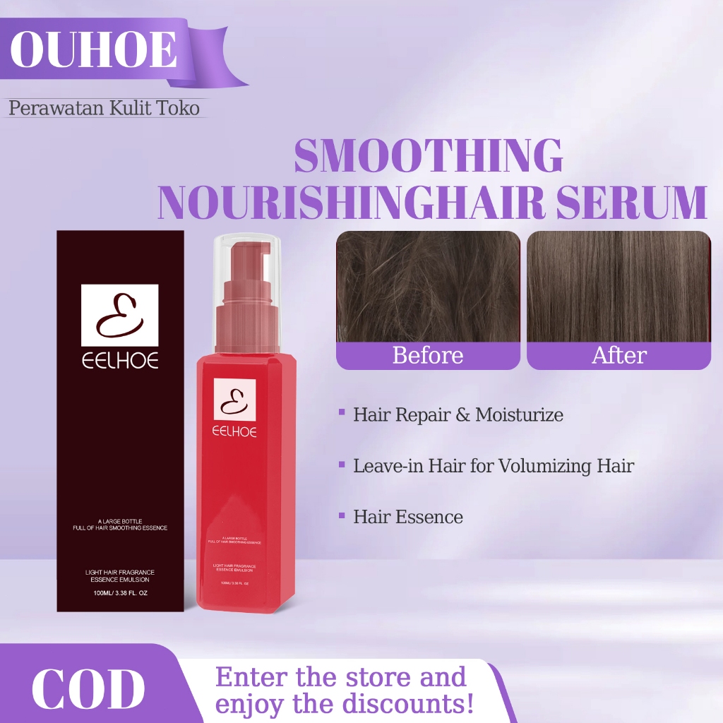 EELHOE Light Hair Fragrance Essence Emulsion 100ml Natur Hair Tonic Untuk Meluruskan Rambut Mengemba