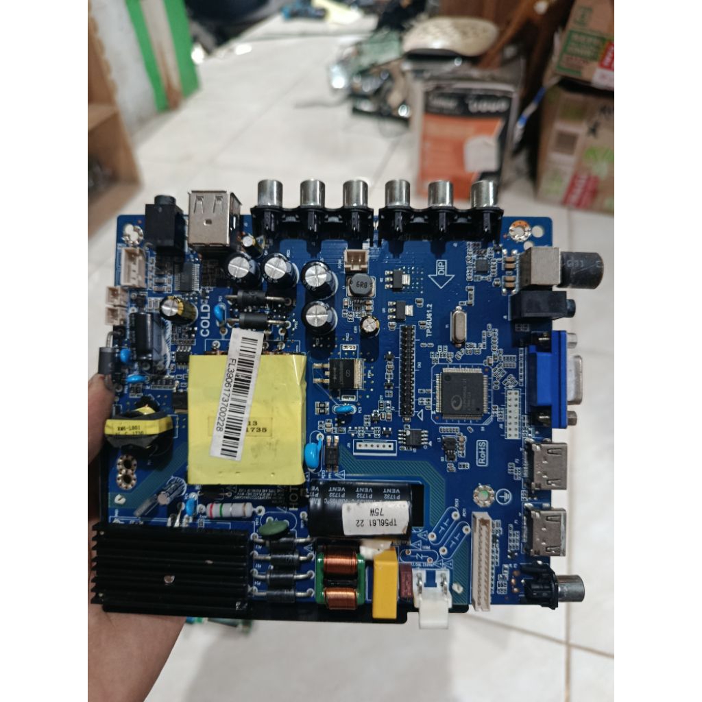 MB MOBO MAINBOARD MODULE MESIN TV ICHIKO 39 TIPE MODEL TP56L61