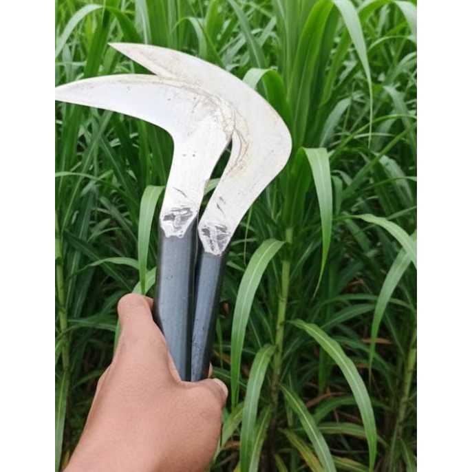 Aret Sabit Baja Super Tajam Untuk Rumput/Sabit rumput/ranting bahan gergaji slendang