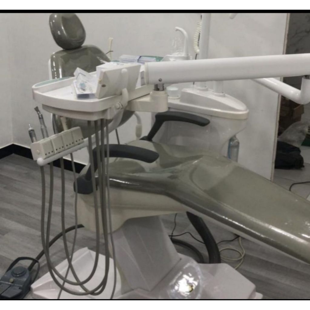 DENTAL  UNIT SECOND CX 8000 LAMPU HALOGEN/DENTAL UNIT 2ND BERKUALITAS PAKET KOMPLETE MURAH