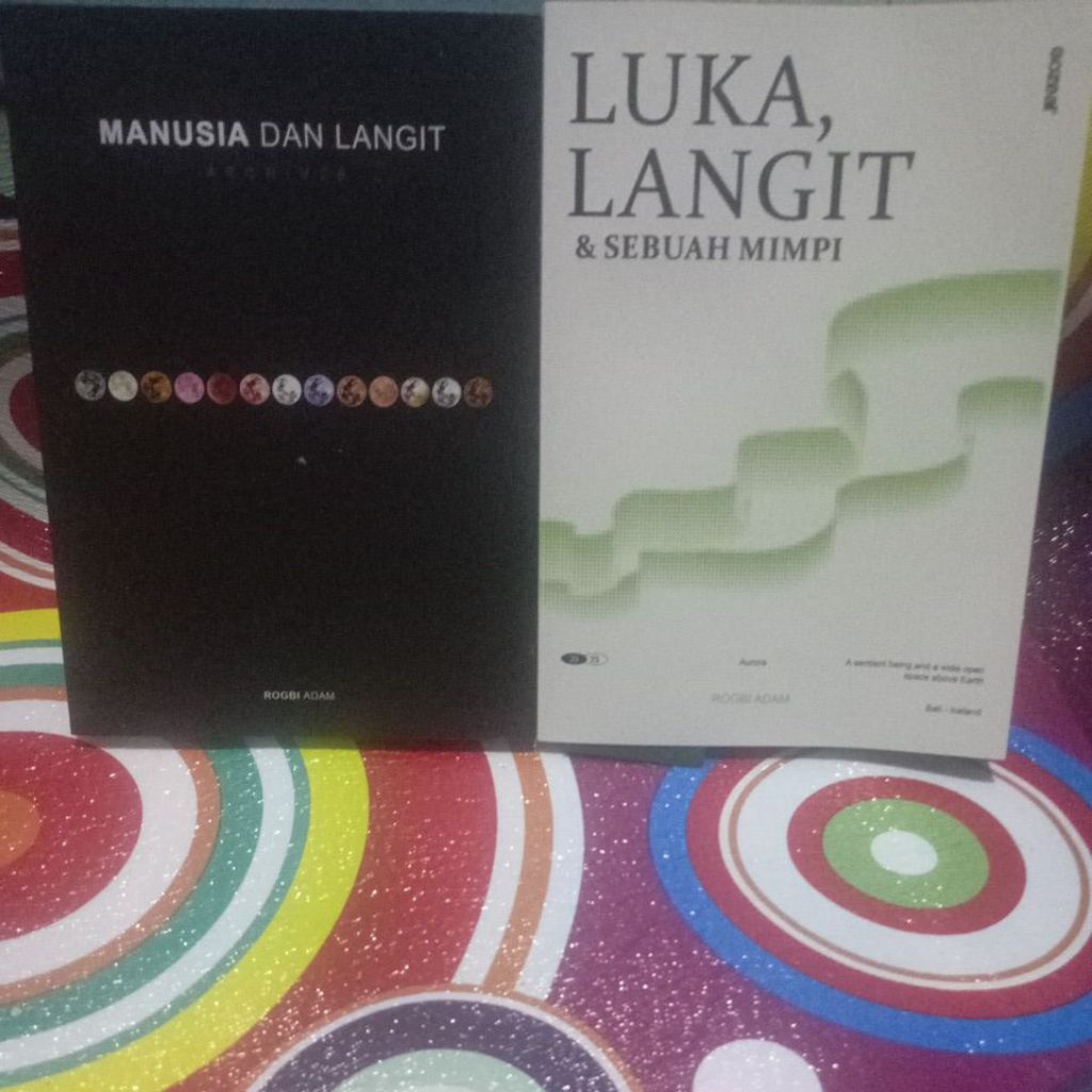 paket 2 buku luka langit + manusia dan langit