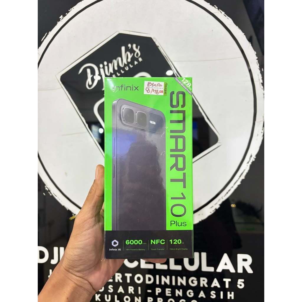 INFINIX SMART 10 PLUS RAM 4GB INTERNAL 64GB | RAM 8GB INTERNAL 128GB GARANSI RESMI HP MURAH