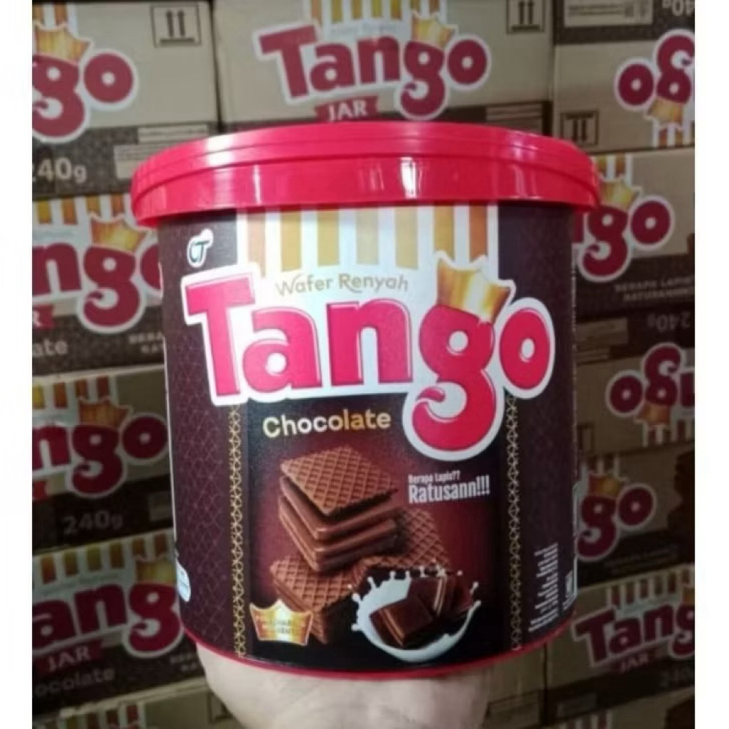 TANGO Jar Wafer Coklat 240gr / Tango Jar Renyah Manis