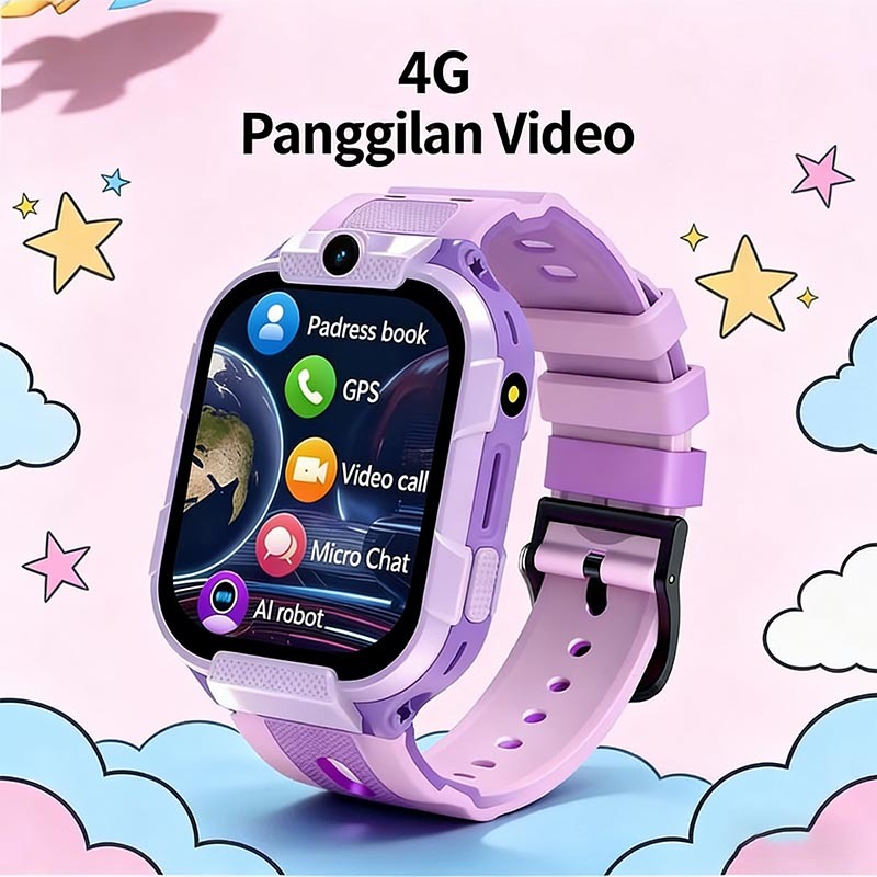 Smartwatch-Anak Seluruh Seri4G-GPS-Video-Call Anak nyaman watch phone