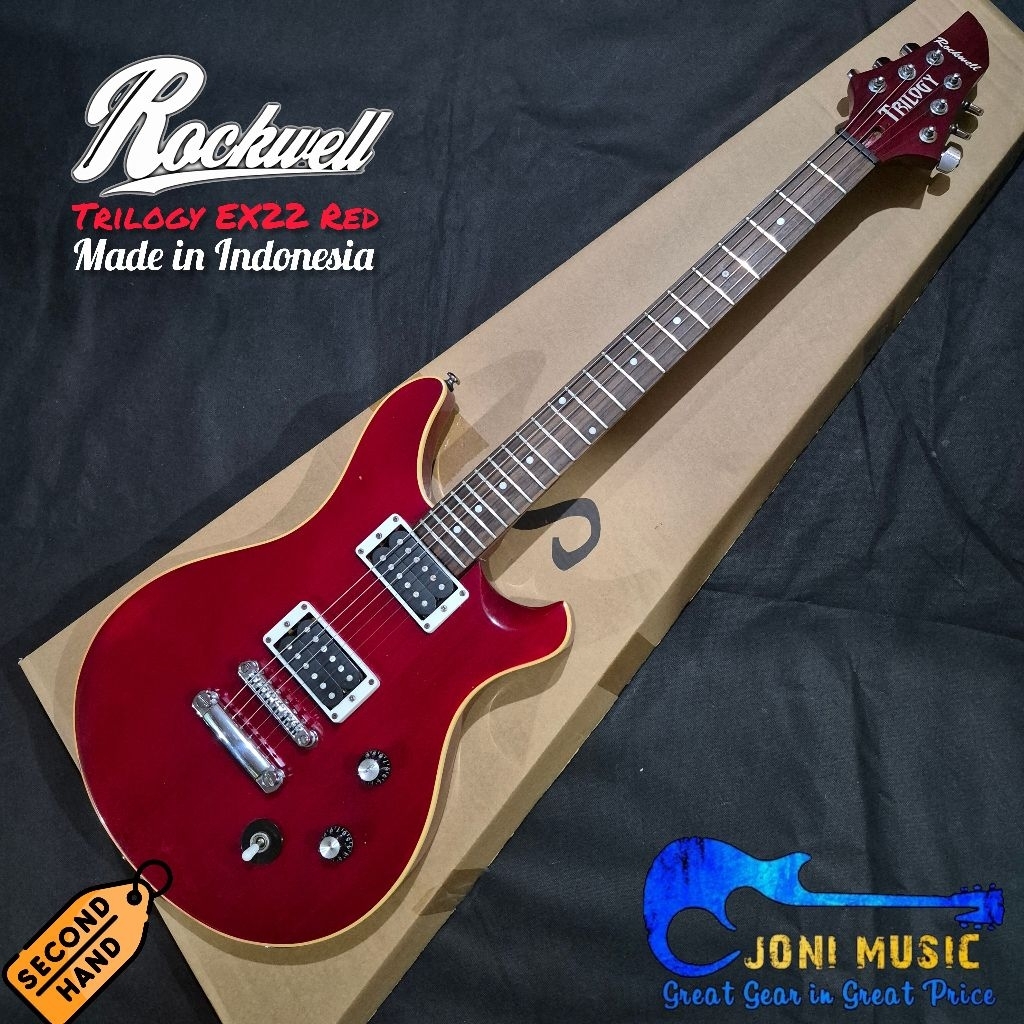 Gitar Rockwell Original: RLP22 Trilogy EX22 SI51 AR22 RG212 RG112 Made in Indonesia