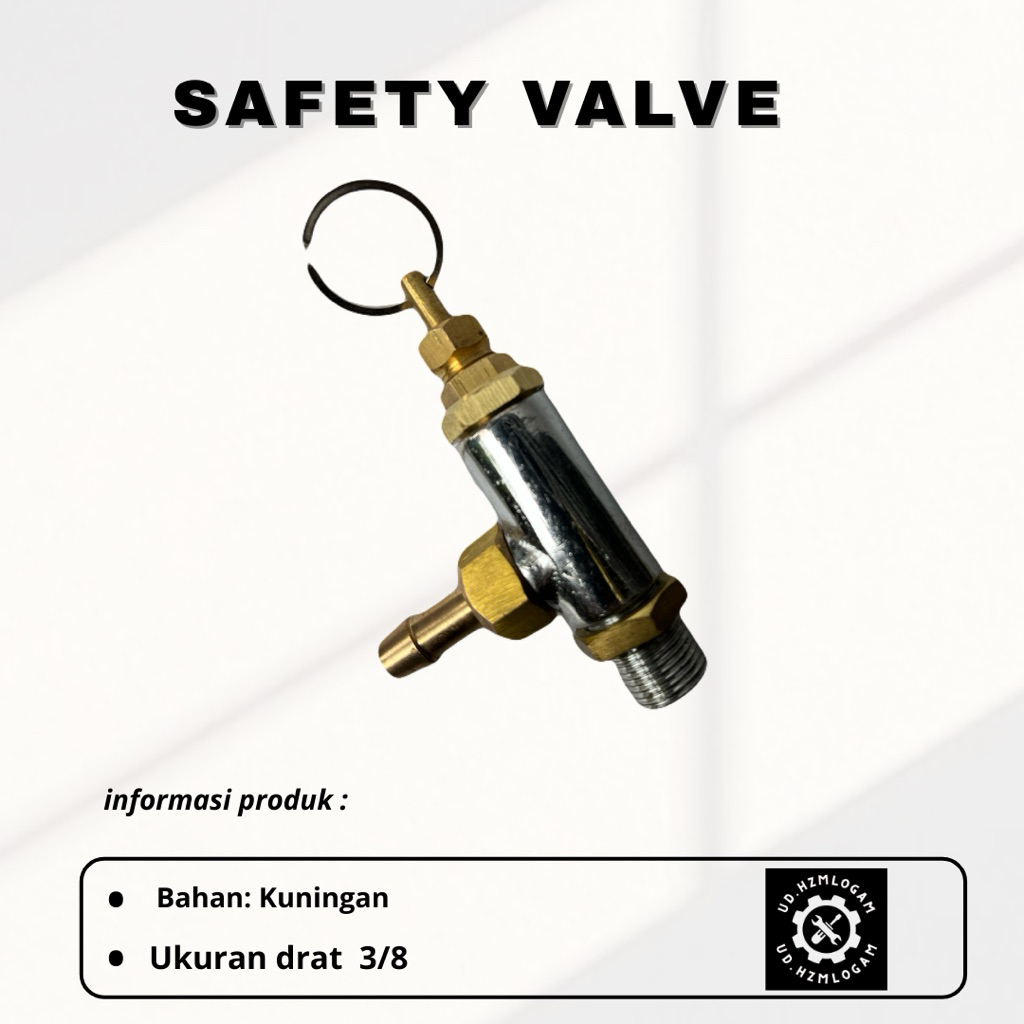 Safety Valve Setrika uap/Boiler