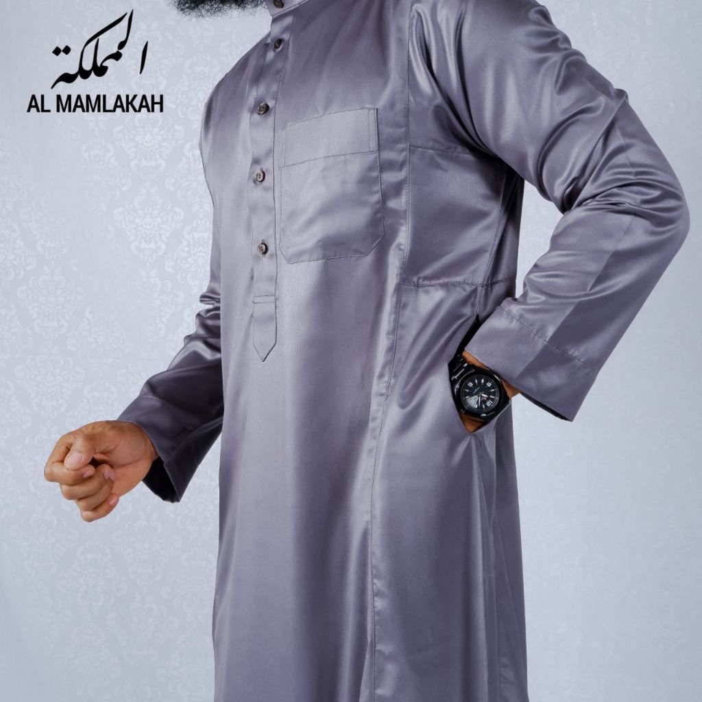 GAMIS PRIA ALMAMLAKAH PREMIUM POLYSTER KOREA JUBAH PRIA DEWASA JUBAH SAUDI