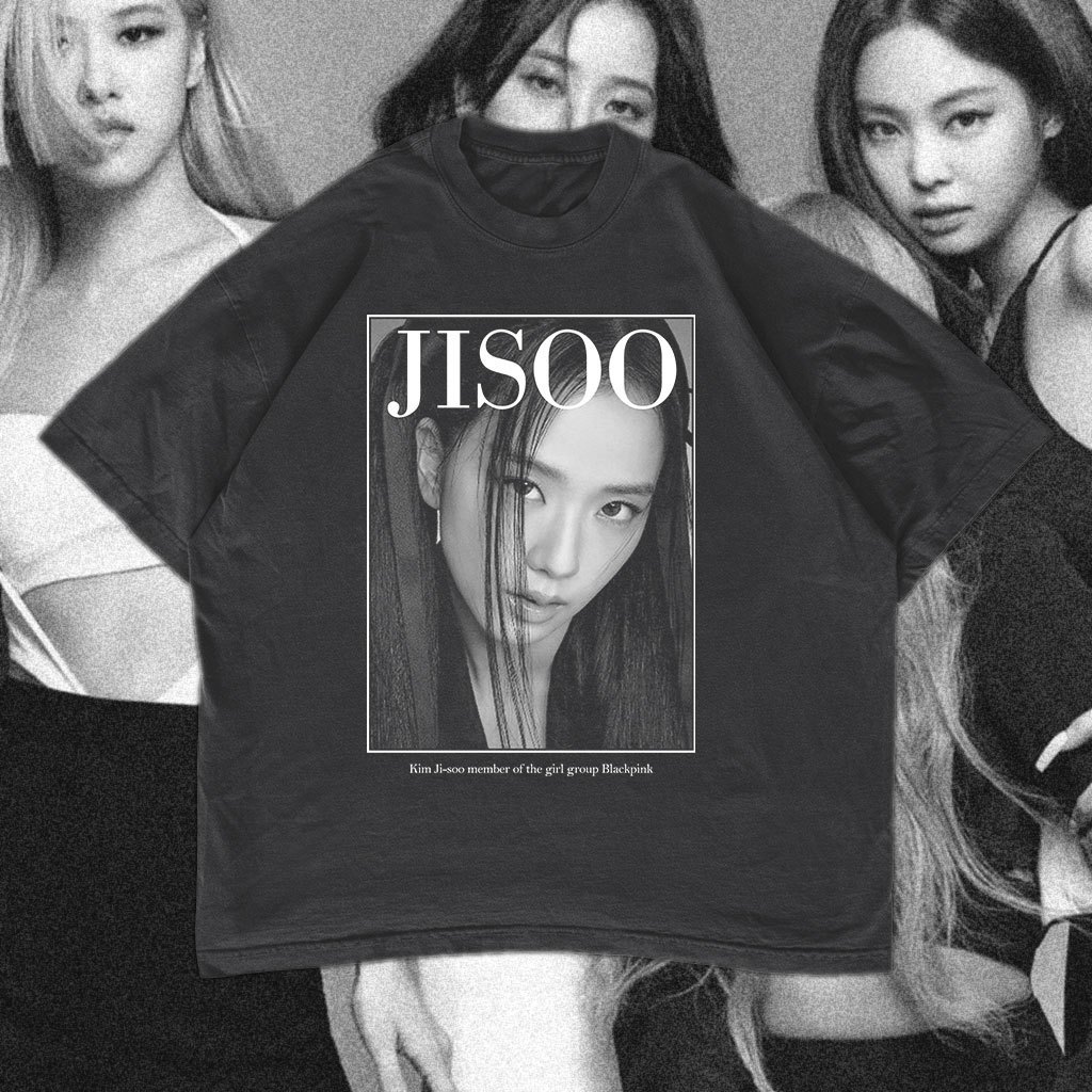 Blackpink Jisoo Oversized T-shirt Kaos Kpop