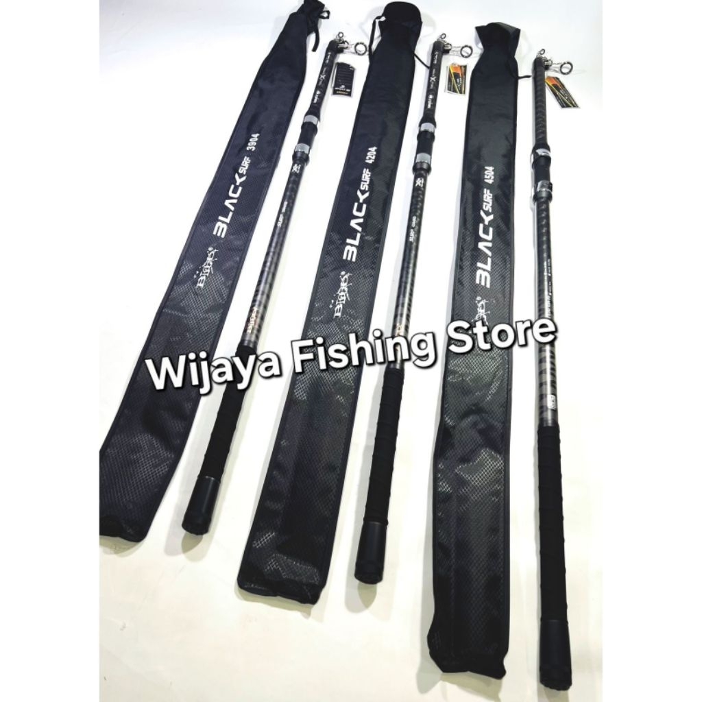 Joran Pancing Teleskopik Surf Blood Black Surf 390 420 450
