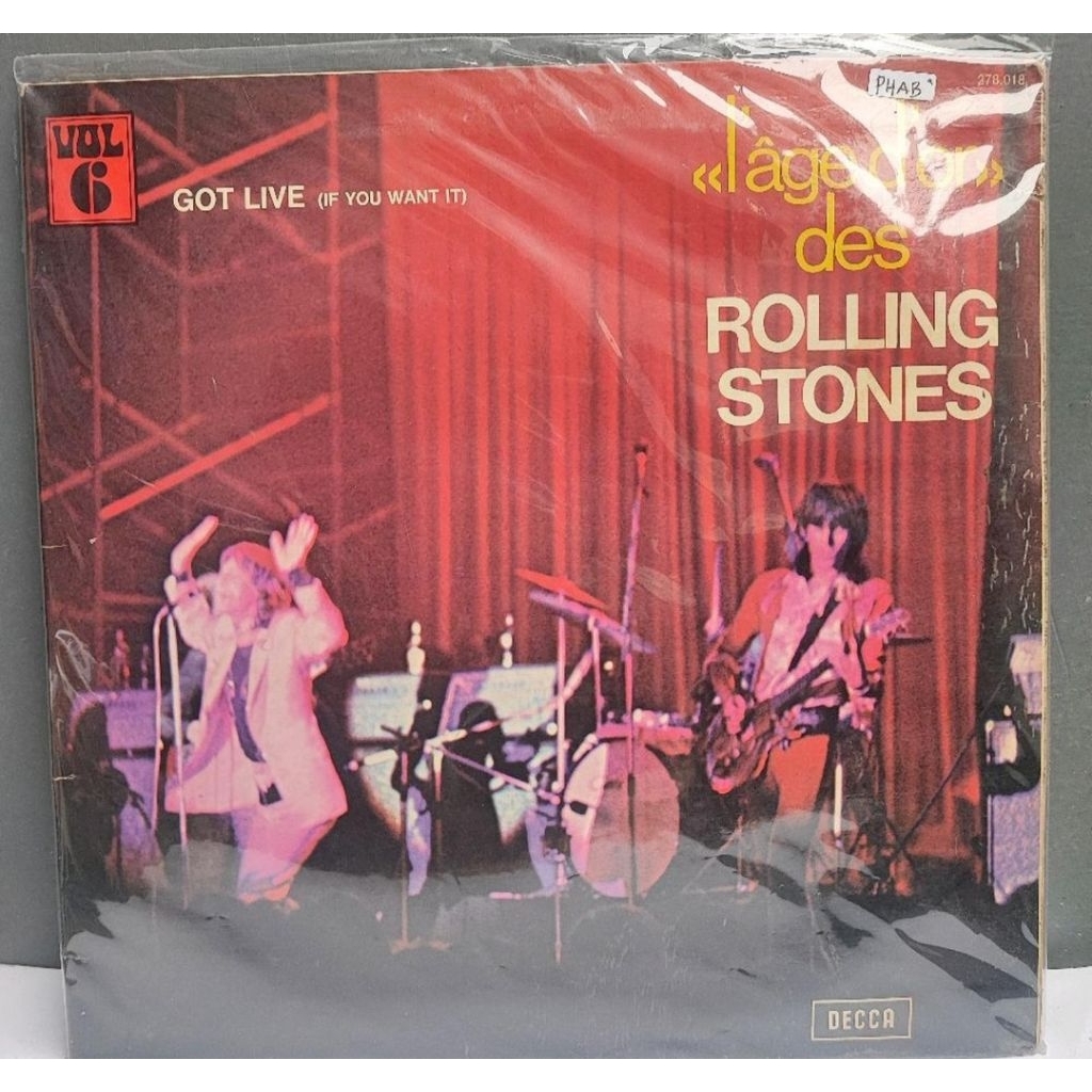 VINYL PIRINGAN HITAM 12 ROLLING STONES