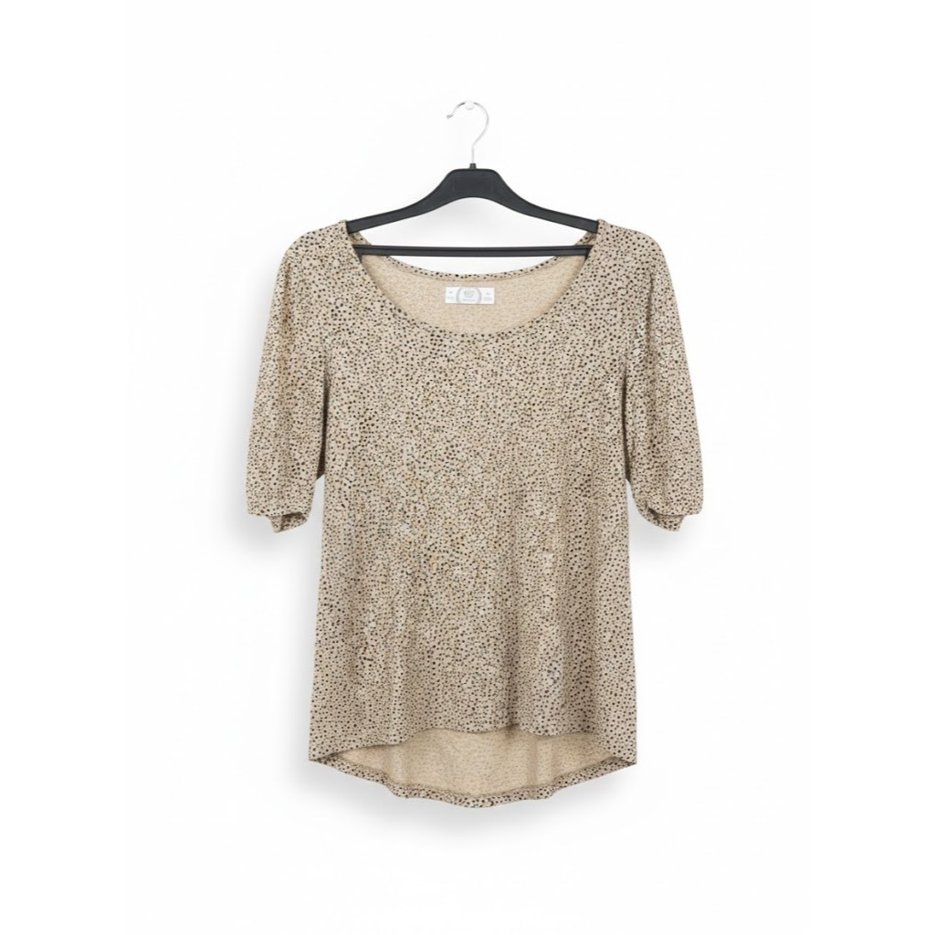 tee round neck maurices leopard