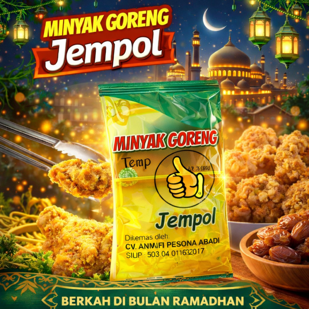 Cap Jempol Minyak goreng Renceng 1 Renceng Isi 10 Minyak Goreng Sachet @40ml Minyak Goreng Premium