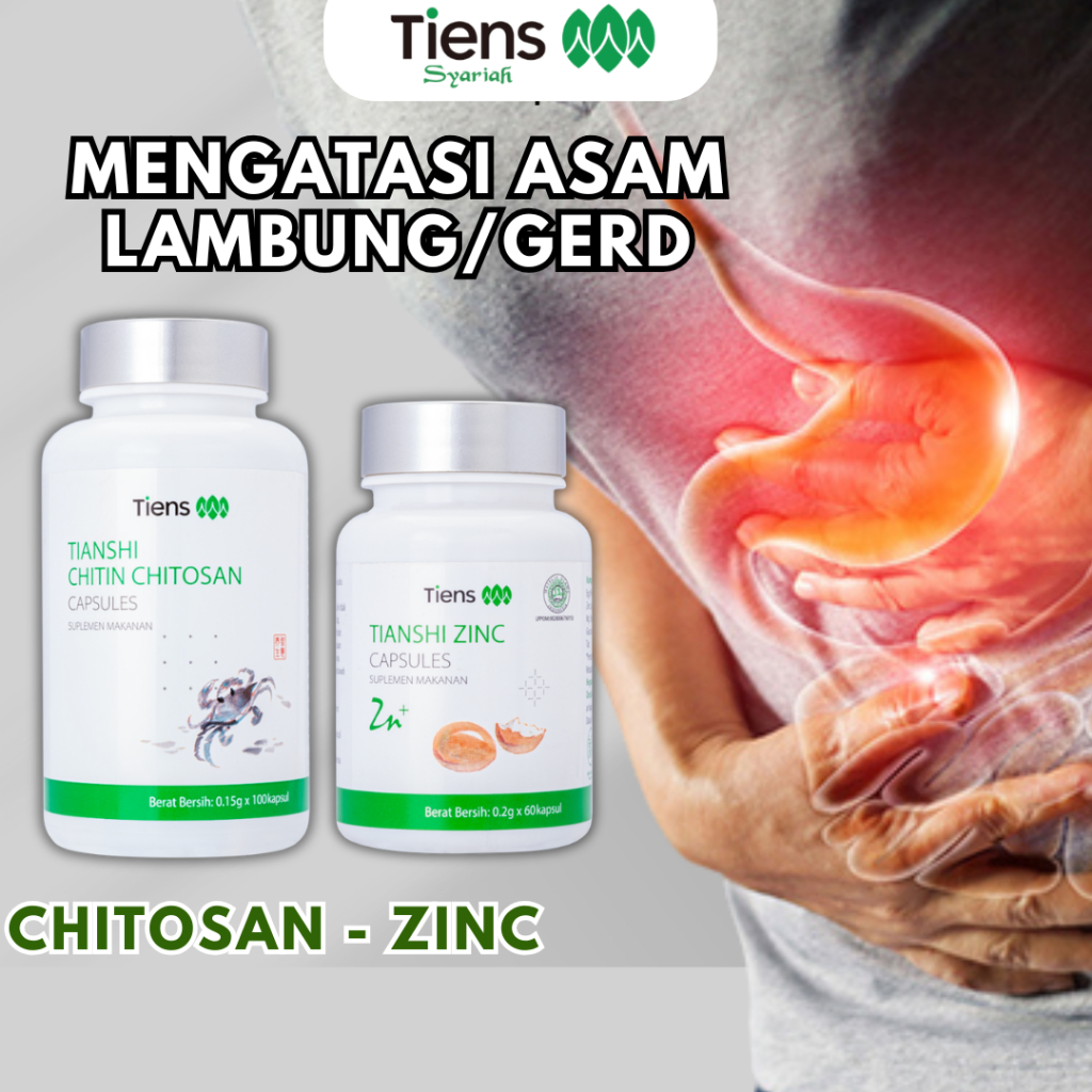 Chitin Chitosan Tiens Obat Cina Asam Lambung Gerd Penyembuhan Asam Lambung Gerd