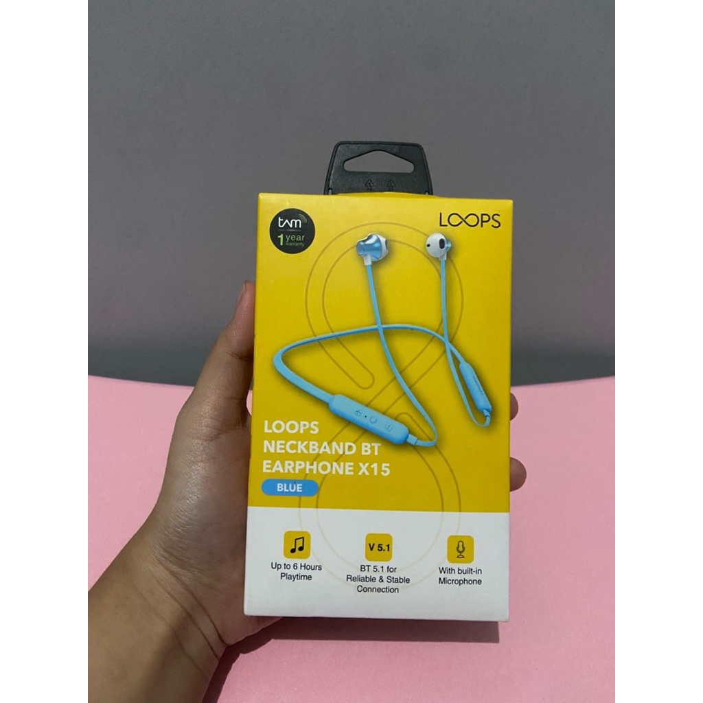 Loops Neckband BT Earphone X15