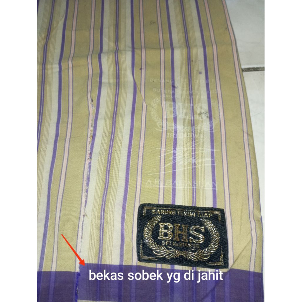 sarung BHS kes istimewa full sutra spunslik second minusan