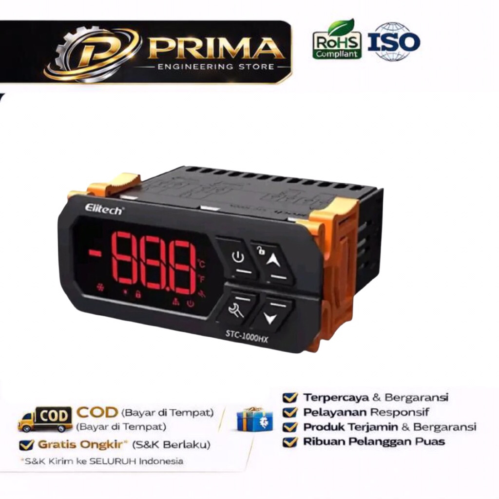 PEs- Thermostat Elitech STC-1000 Orignal Termostat STC1000 Digital STC 1000