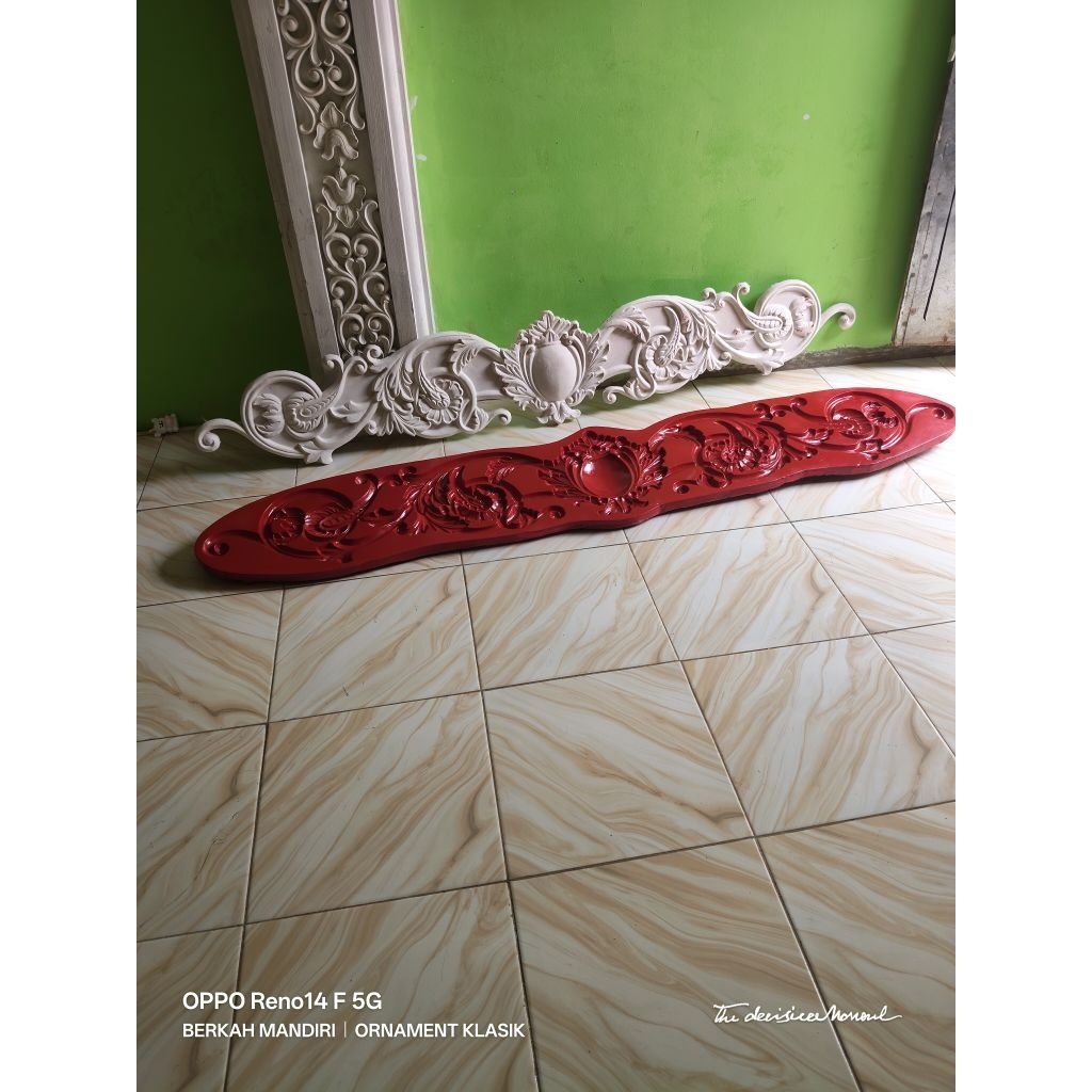 cetakan ukiran dinding pagar atau balcon Lisplang