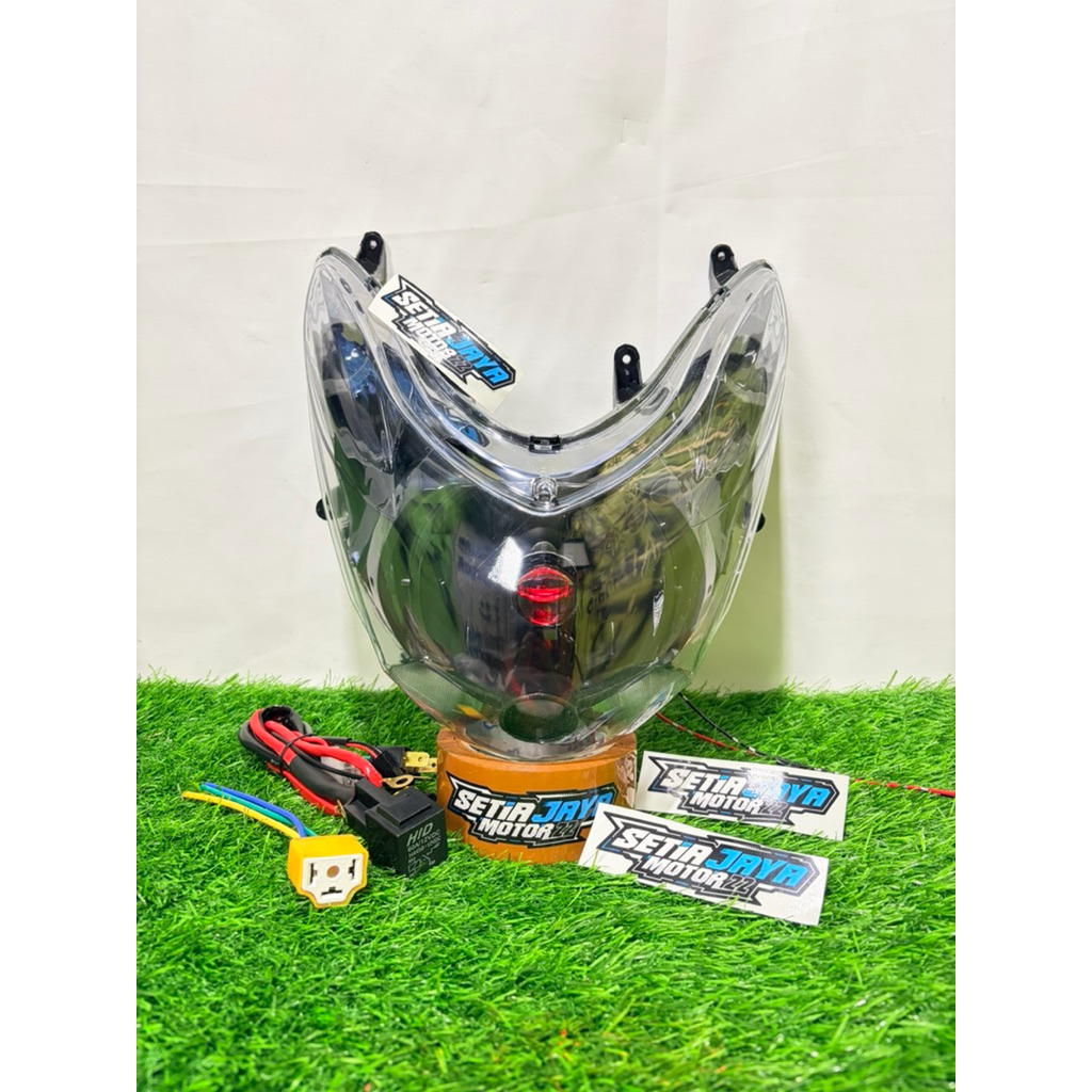 Lampu Depan Mio Soul Mio Lama Biled H4 + Socket Ful Set