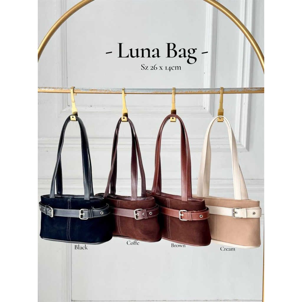 Luna Bag - Shoulder Bag - Totebag Mini bahan suede