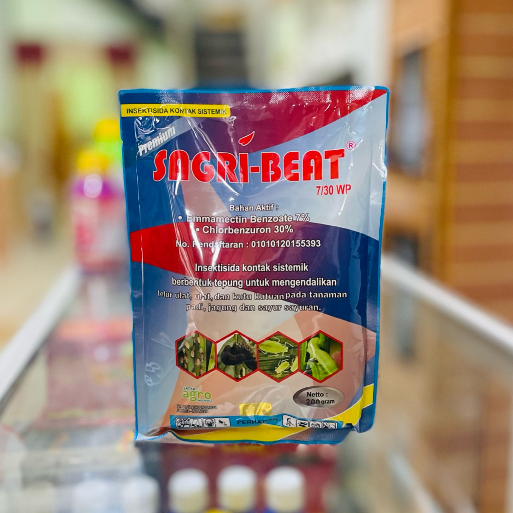 SAGRI BEAT 200gram Insektisida Obat Ulat Bawang Merah (JAMINAN ORI)