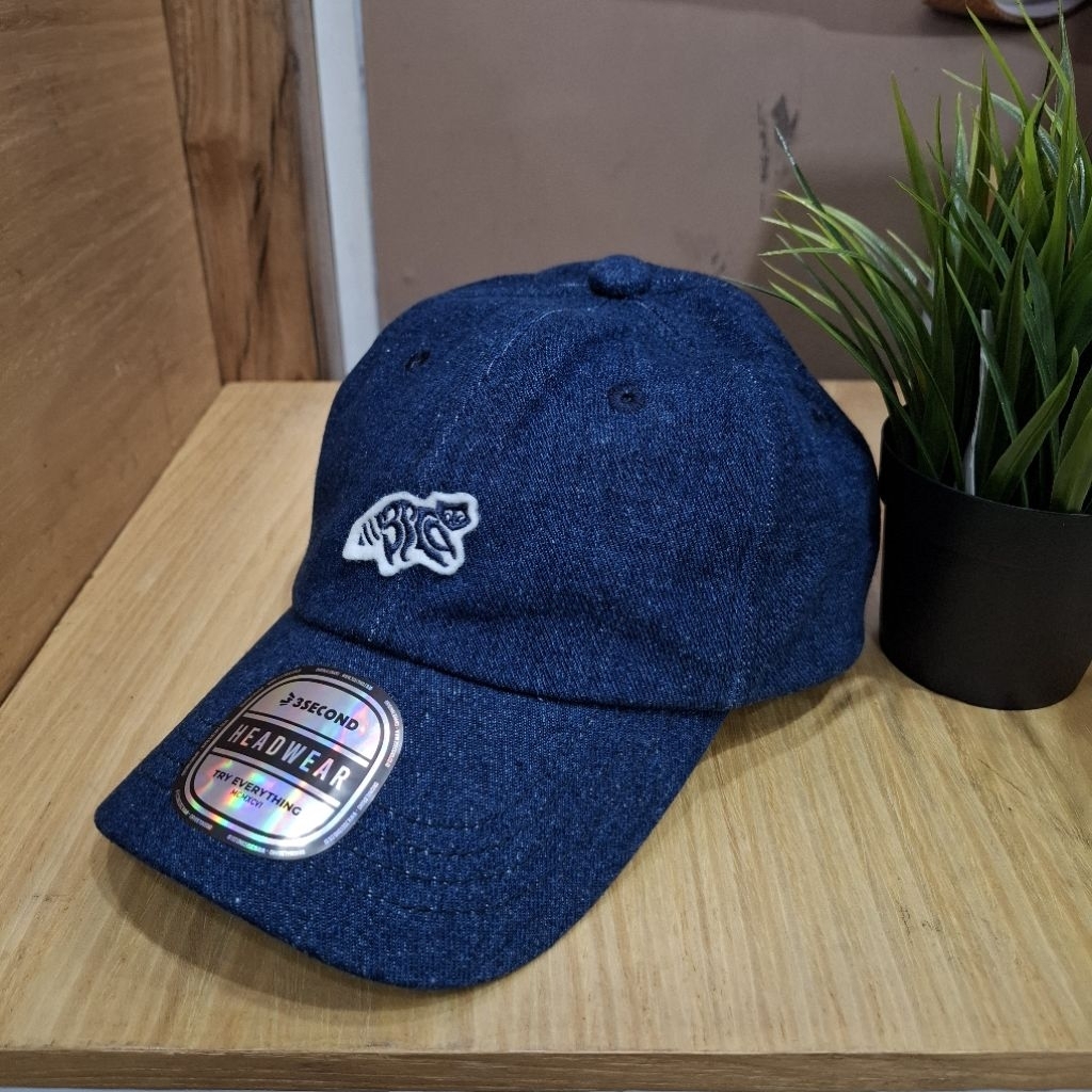 3SECOND Topi Baseball Pria Denim Style Original