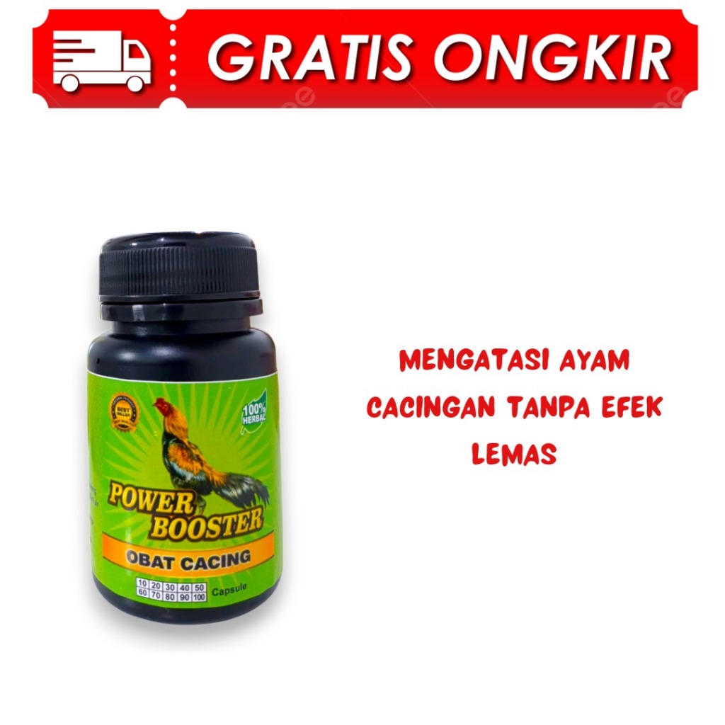 POWER BOSTER CACING - obat cacing ayam aduan