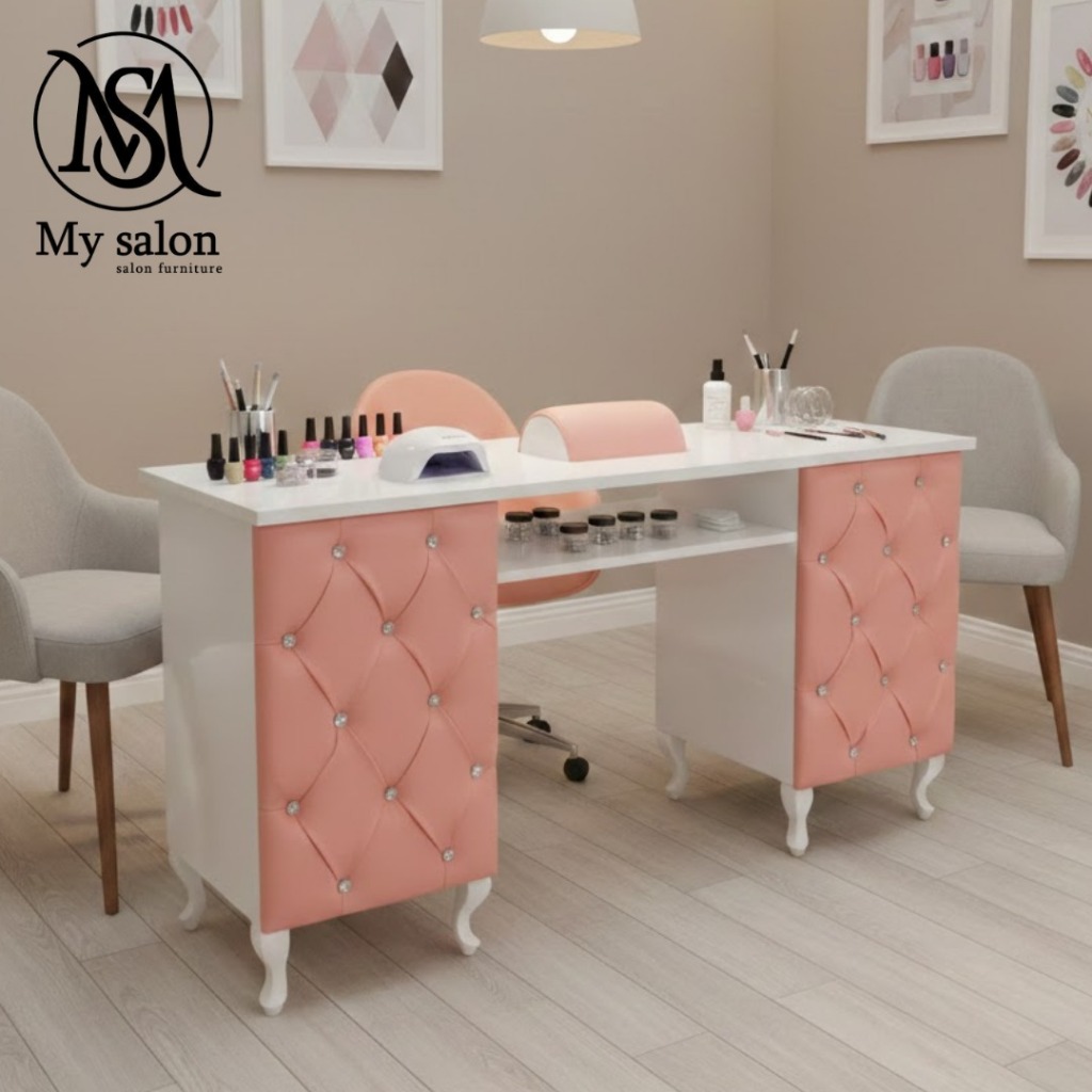 Meja Nail Art salon Manikur Multifungsi