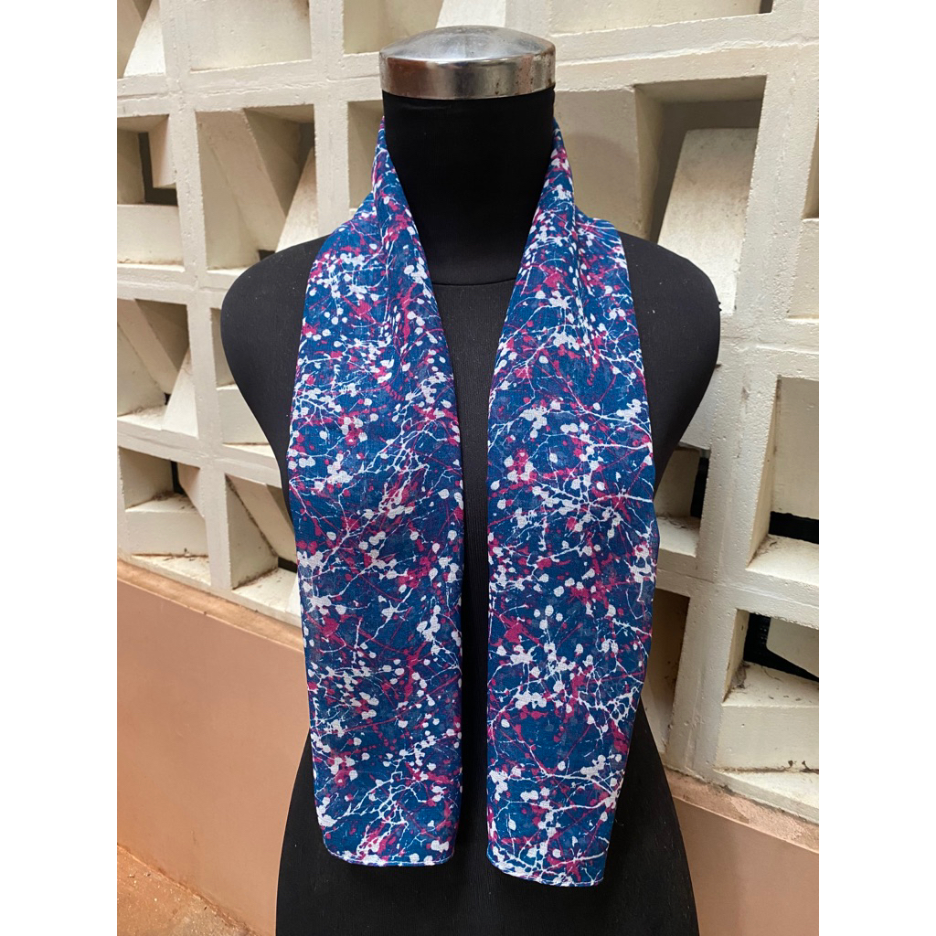 BERNA SCARF MOTIF SATIN SILK BATIK SYAL ETNIK TWILI MURAH WANITA PRIA PREMIUM OSPEK MAHASISWA GROSIR
