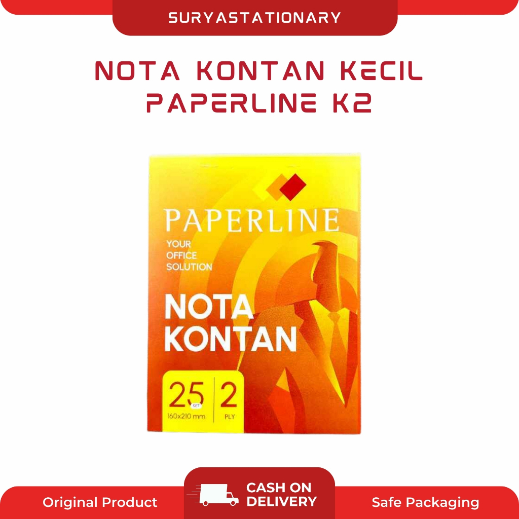 (PAK) NOTA KONTAN PAPERLINE K2 / NOTA KONTA PAPERLINE KK K2
