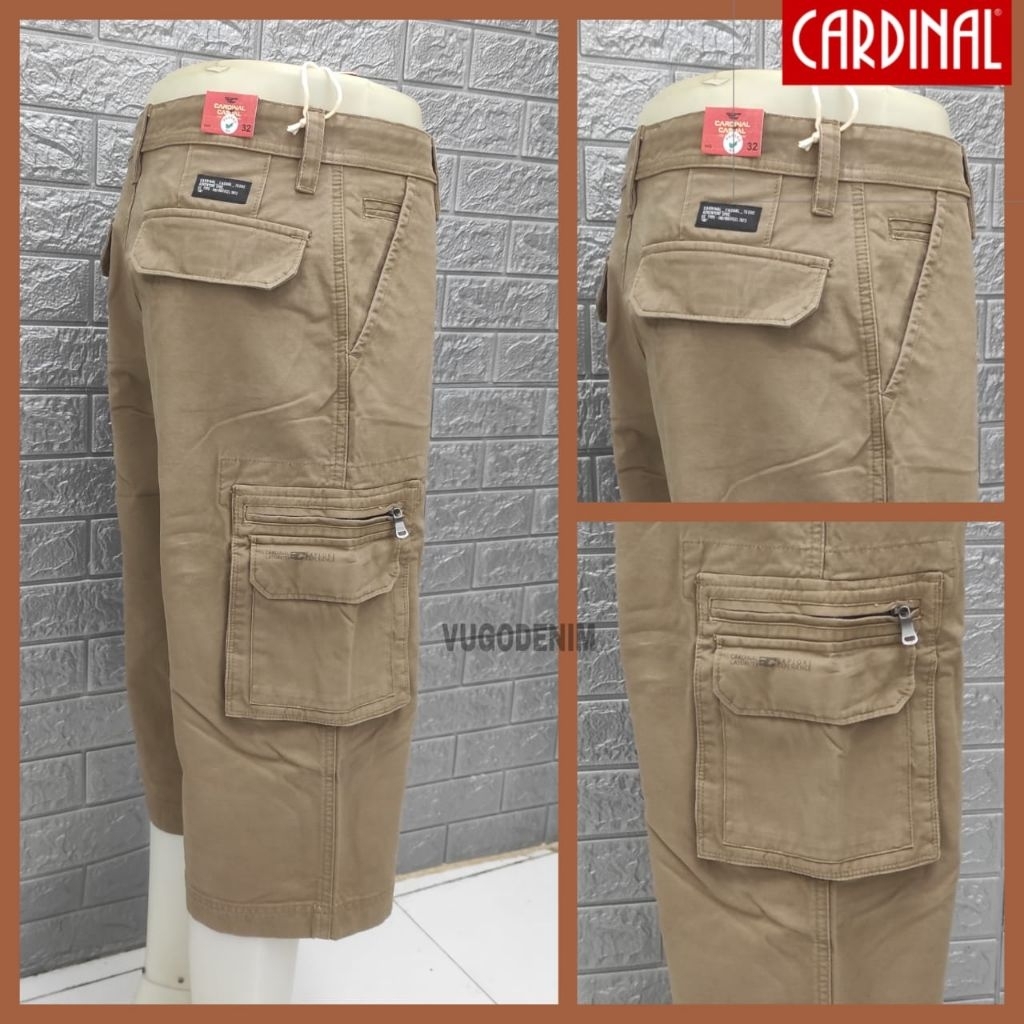 CARDINAL 7/8  sz 27-38  ( di bawah lutut ) / celana 7/8 cargo pria 100% ORIGINAL / CELANA PENDEK CAR