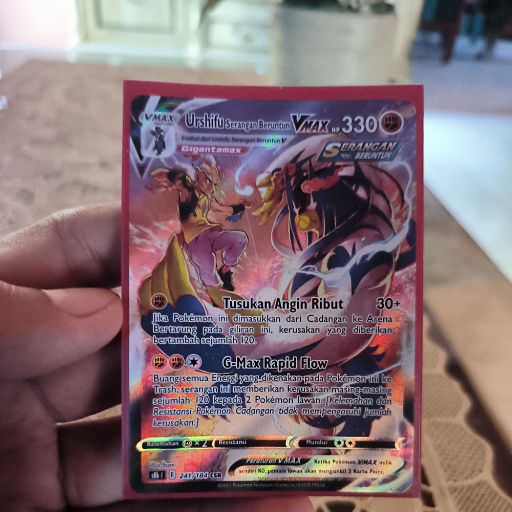 Urshifu serangan beruntun v max