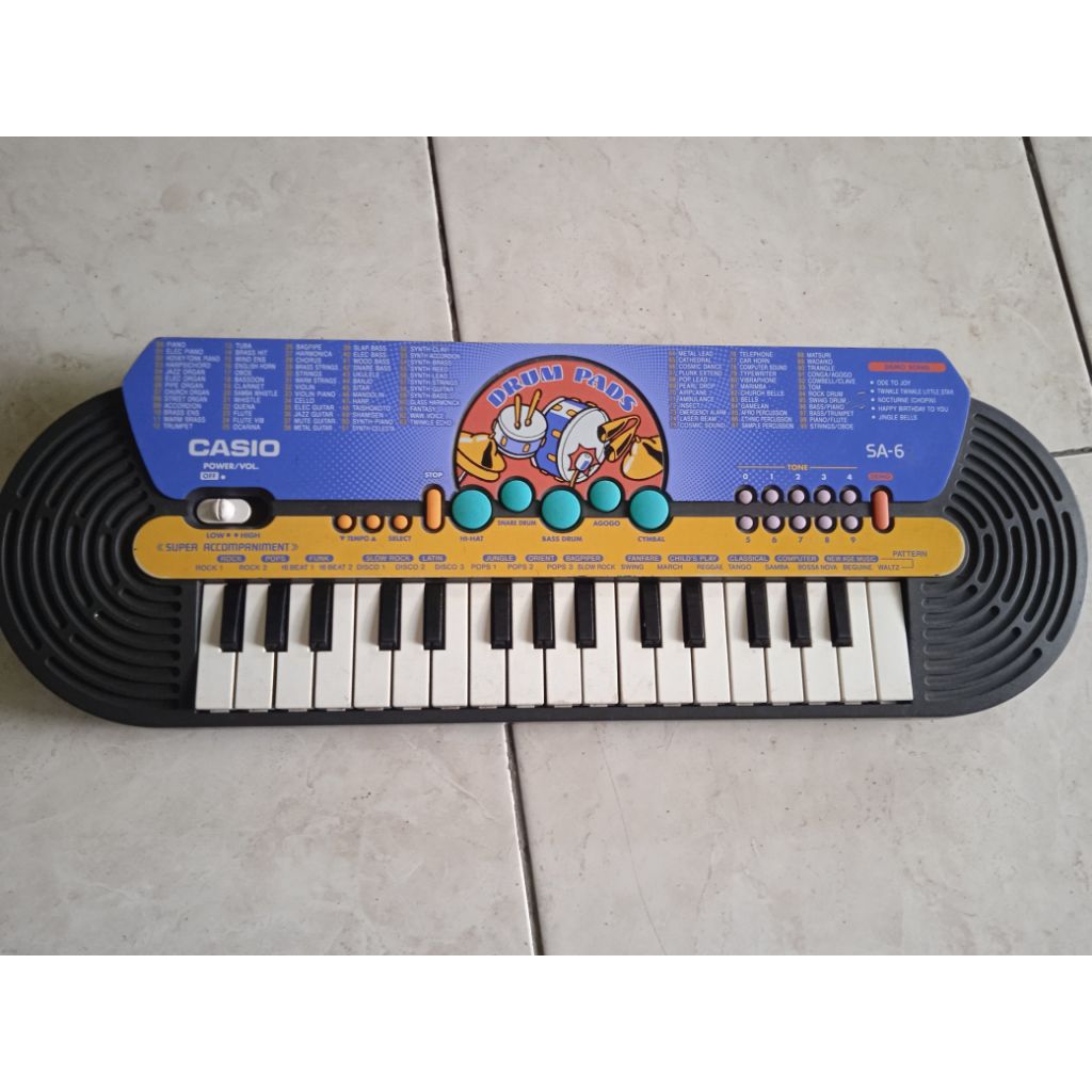 keyboard Casio Sa 6 bekas normal