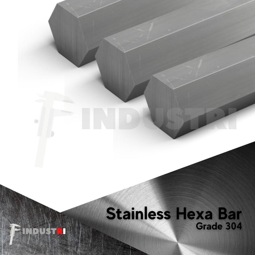 AS Hexagon SUS304 35MM | Segi Enam Stainless Steel 6 SUS 304 Hexagonal