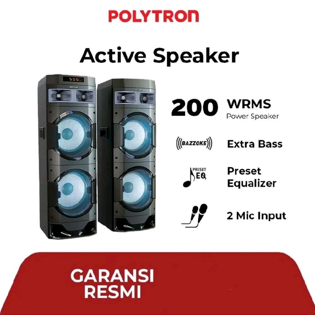 Speaker Aktif Polytron PAS-10DF22 | PAS10DF22